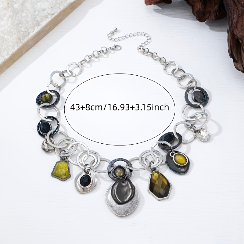 Bohemian Style Irregular High-End Geometric Hoop Necklace